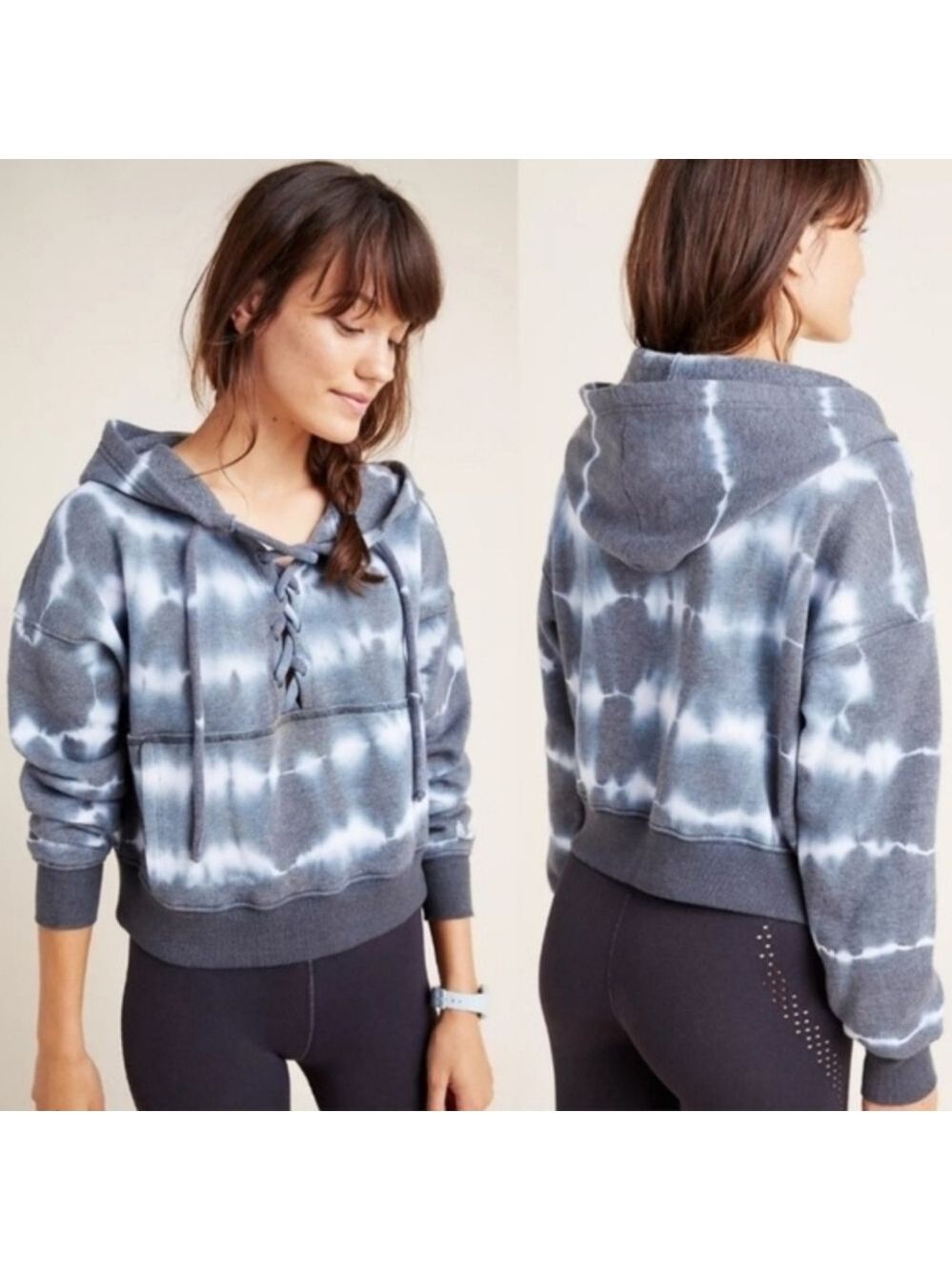 Free People Tie Dye Believer Hooded Sweatshirt